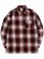 画像1: CALTOP FL PLAID L/S SHIRT RED/WHITE (1)