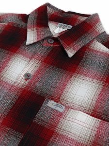 画像6: 【送料無料】CALTOP FL PLAID L/S SHIRT RED/WHITE (6)