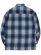 画像2: CALTOP FL PLAID L/S SHIRT SKY BLUE/GREY (2)