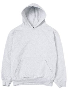 画像1: 【送料無料】LOS ANGELES APPAREL 14oz HEAVY FLEECE HOODED PULLOVER-ASH (1)