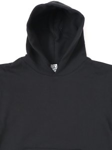 画像3: 【送料無料】LOS ANGELES APPAREL 14oz HEAVY FLEECE HOODED PULLOVER-BLACK (3)