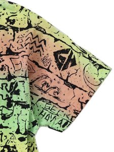 画像5: 【MEGA SALE】GECKO HAWAII TIE DYE GECKO WALL TEE GREEN/YELLOW/RED (5)