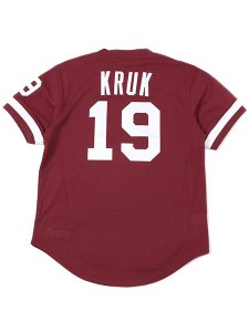 画像2: 【送料無料】MITCHELL & NESS AUTHENTIC MESH BP-JOHN.K #19 PHILLIES (2)