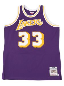 画像1: 【送料無料】MITCHELL & NESS AUTHENTIC JERSEY-LAKERS KAJ  #33 (1)