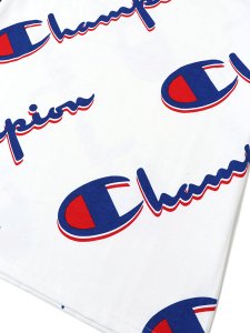 画像6: 【MEGA SALE】CHAMPION AOP HERITAGE TEE-DROPSHADOW SCRIPT WHITE (6)