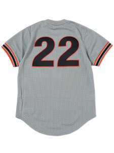 画像2: 【送料無料】MITCHELL & NESS AUTHENTIC MESH BP-W.CLARK 89 #22 GIANTS (2)