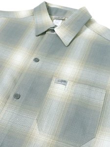 画像8: CALTOP FL PLAID S/S SHIRT LIGHT GREY/WHITE (8)