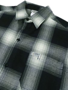 画像8: CALTOP FL PLAID S/S SHIRT NAVY/IVORY (8)