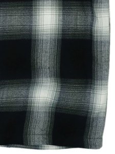 画像5: CALTOP FL PLAID S/S SHIRT NAVY/IVORY (5)