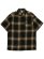 画像1: CALTOP FL PLAID S/S SHIRT BROWN/KHAKI (1)