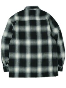画像2: 【送料無料】CALTOP FL PLAID L/S SHIRT NAVY/IVORY (2)