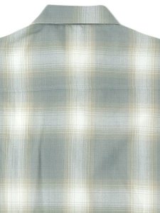 画像4: 【送料無料】CALTOP FL PLAID L/S SHIRT LIGHT GREY/WHITE (4)