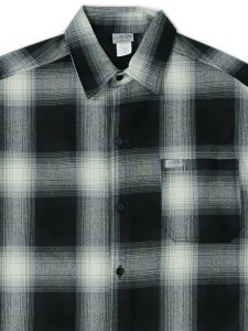 画像3: 【送料無料】CALTOP FL PLAID L/S SHIRT NAVY/IVORY (3)