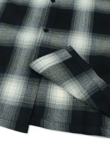 画像5: 【送料無料】CALTOP FL PLAID L/S SHIRT NAVY/IVORY (5)
