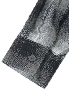 画像8: 【送料無料】CALTOP FL PLAID L/S SHIRT GREY/WHITE (8)