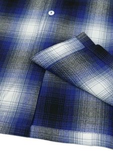 画像5: 【送料無料】CALTOP FL PLAID L/S SHIRT ROYAL BLUE/WHITE (5)