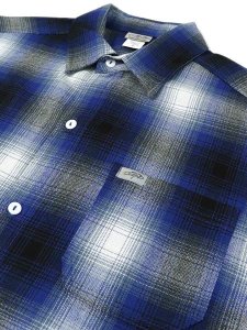 画像6: 【送料無料】CALTOP FL PLAID L/S SHIRT ROYAL BLUE/WHITE (6)