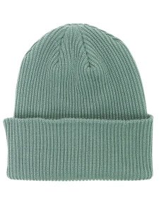 画像1: ADVANCE COTTON ACRYLIC BEANIE-OLIVE GREY (1)