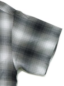 画像7: CALTOP FL PLAID S/S SHIRT GREY/WHITE (7)