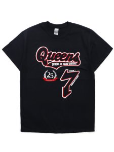 画像1: 【MEGA SALE】SOHK QUEENS 7 25TH TEE BLACK/RED (1)