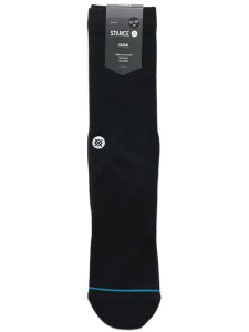 画像1: STANCE ICON SOCKS BLACK/WHITE (1)