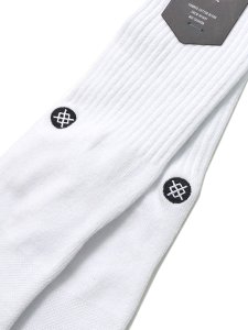 画像3: STANCE ICON SOCKS WHITE/BLACK (3)