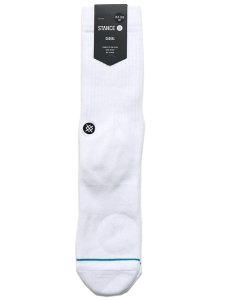 画像1: STANCE ICON SOCKS WHITE/BLACK (1)