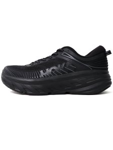 画像1: 【送料無料】HOKA ONE ONE BONDI 7 BLACK/BLACK (1)