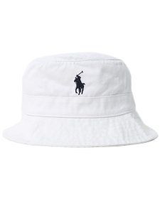 画像2: 【送料無料】POLO RALPH LAUREN LOFT LOGO BUCKET HAT (2)