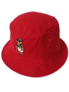 画像1: 【送料無料】POLO RALPH LAUREN POLO PLAYER BEAR BUCKET HAT (1)