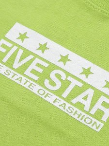 画像6: 【KIDS】FIVE STAR BABY TEE-LIGHT GREEN/WHITE (6)