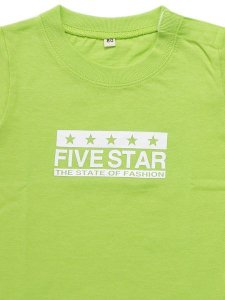 画像3: 【KIDS】FIVE STAR BABY TEE-LIGHT GREEN/WHITE (3)