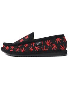 画像2: TROOPER AMERICA HOUSE SLIPPERS EMB LEAF BLACK/RED (2)
