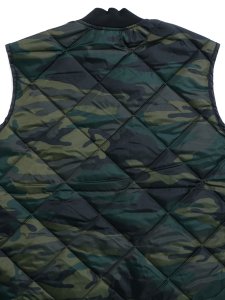 画像4: DICKIES DIAMOND QUILTED NYLON VEST-HUNTER GRN CM (4)
