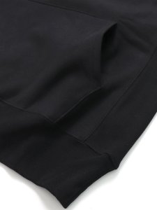 画像5: 【送料無料】CHAMPION REVERSE WEAVE PO HOOD-BLACK (5)
