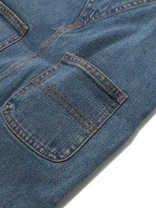 画像7: 【KIDS】CARHARTT KIDS TD WASHED DENIM BIB OVERALL-MD WASH (7)
