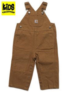 画像1: 【KIDS】CARHARTT KIDS TD CANVAS BIB OVERALL-CARHARTT BRN (1)