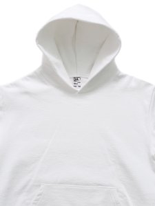 画像3: 【送料無料】LOS ANGELES APPAREL 14oz HEAVY FLEECE HOODED PULLOVER-WHITE (3)