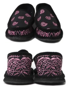 画像4: TROOPER AMERICA EMBROIDERED HOUSE SLIPPERS BANDANA BK/PK (4)