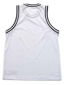 画像2: PRO CLUB CLASSIC BASKETBALL JERSEY WHITE/BLACK (2)