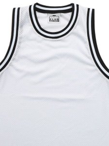 画像3: PRO CLUB CLASSIC BASKETBALL JERSEY WHITE/BLACK (3)
