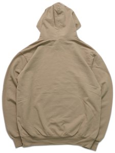 画像2: 【SALE】LOS ANGELES APPAREL 9oz GARMENT DYED F.TERRY HOODIE-SAND (2)
