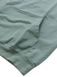 画像5: 【SALE】LOS ANGELES APPAREL 9oz GARMENT DYED F.TERRY HOODIE-ATLC GRN (5)