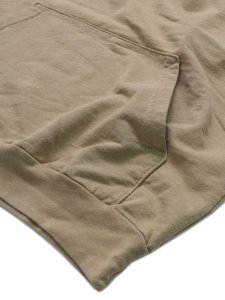 画像5: 【SALE】LOS ANGELES APPAREL 9oz GARMENT DYED F.TERRY HOODIE-SAND (5)