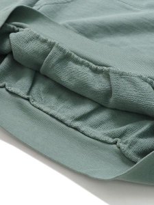 画像6: 【SALE】LOS ANGELES APPAREL 9oz GARMENT DYED F.TERRY HOODIE-ATLC GRN (6)