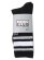 画像1: PRO CLUB STRIPE CREW SOCK BLACK/WHITE/GREY (1)