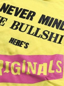 画像6: 【MEGA SALE】THE ORIGINALS NEVER MIND BULLSHIT TEE (6)