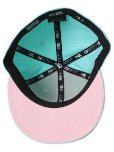 画像7: NEW ERA 59FIFTY CS YANKEES WS1998 UV/LT.PINK FBM (7)