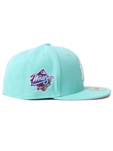 画像5: NEW ERA 59FIFTY CS YANKEES WS1998 UV/LT.PINK FBM (5)