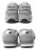 画像3: 【KIDS】NEW BALANCE KIDS IZ996 GR3 WIDTH/W GREY (3)